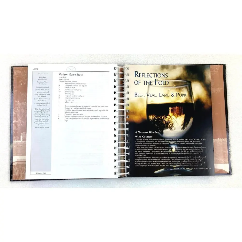 Windows Across Missouri A Culinary View Cookbook ISBN 0971734909 Vintage 2002